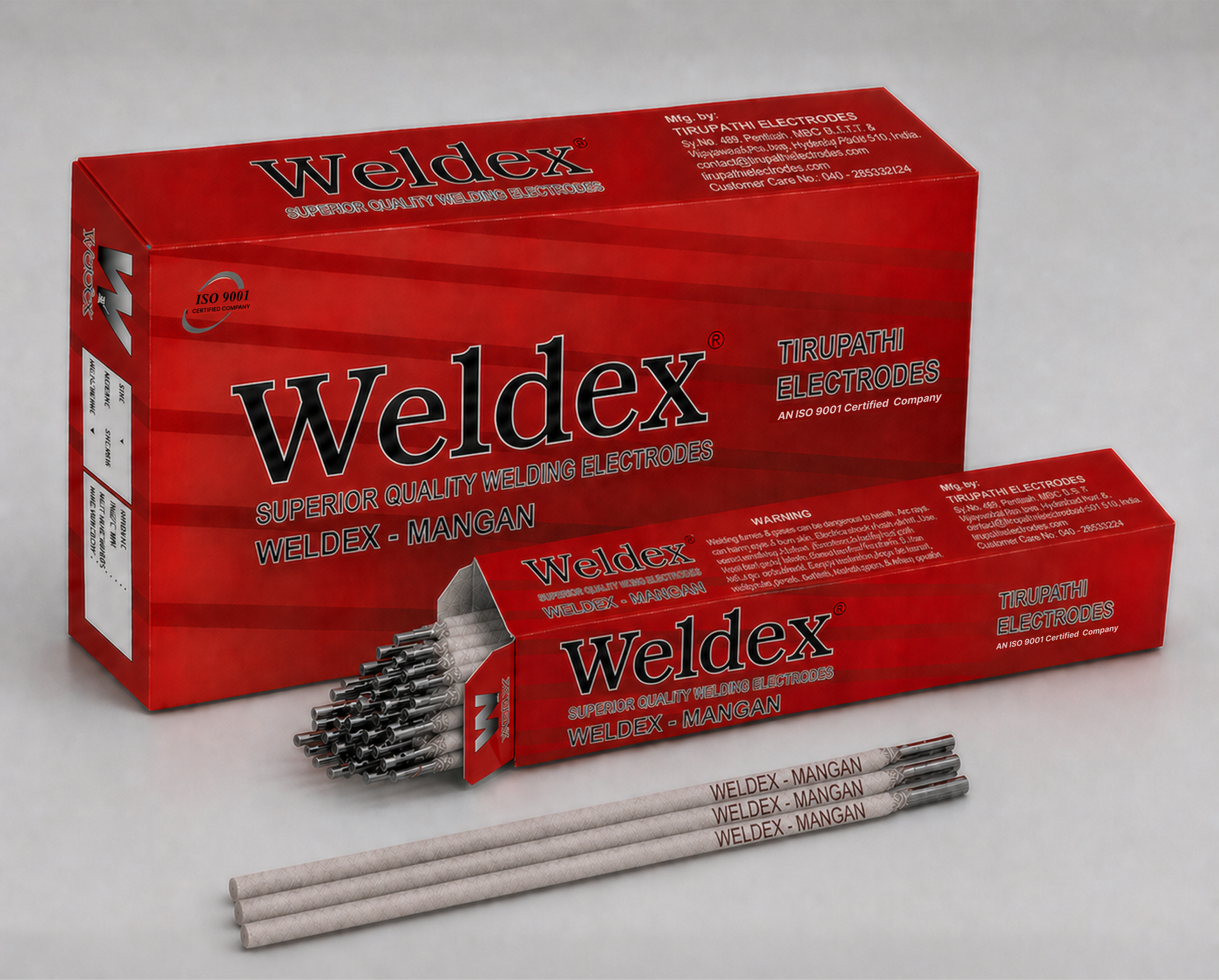 Weldex WELDEX - MANGAN  hard facing welding electrodes